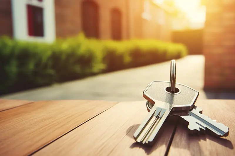 Marway No Doc Residential - house keys on a table outsite in the sunshine